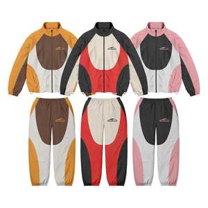 Chándal de talla grande con logotipo personalizado, ropa informal, conjunto de 2 piezas a la moda, sudadera para correr, pantalones de chándal, chándal para Unisex - Product Image 3