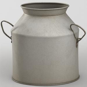 Boîte à lait galvanisée de style ferme avec poignées solides, parfaite pour la cuisine, le jardin, la maison et les espaces décoratifs rustiques - Product Image 3