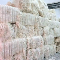 Fibre de Sisal Naturelle Blanche de Qualité Supérieure 3L 3S UG SSUG Écologique 90cm Grade A KE pour Béton et Filage (Motif Brut)