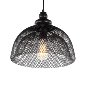 High Selling <b>Indoor</b> <b>Light</b> Pendent Lamp Elegant Look Metal Wire Designer Hanging Lamp Black Color Handmade - Product Image 2