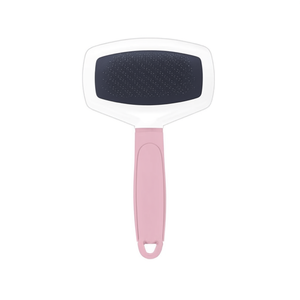 Brosse de toilettage double face pour animaux de compagnie, à manche couleur unie, pour l'élimination des poils de chien et de chat, fabricant en gros - Product Image 3