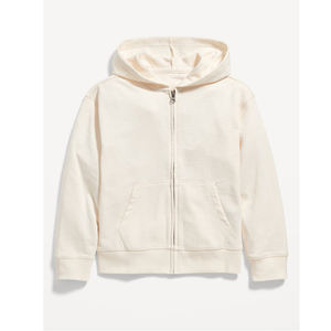 Precio al por mayor Nueva llegada Oem Zip Up Hoodies Fleece Basics Algodón Mezclado Color sólido Diseño personalizado Zip Up Hoodies - Product Image 1