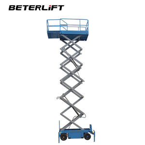שולחן הרמה מספריים ידני BETERLIFT 300 ק\\\"ג 500 ק\\\"ג, פלטפורמת עבודה אווירית יציבה ובטוחה עם אישור CE - Product Image 5