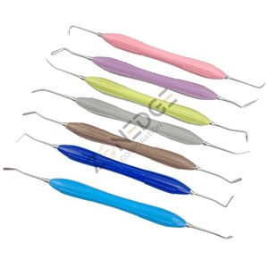 Nha sĩ điền cụ thép không gỉ nha khoa composite nhựa điền cụ <span class=keywords><strong>silicon</strong></span> xử lý kit của 7 cái bởi zonedge - Product Image 3