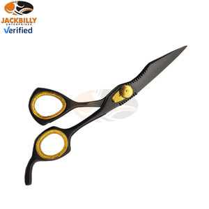 Jackbilly กรรไกรตัดผมสแตนเลสคุณภาพดีกรรไกรตัดผมสีดำเคลือบผงแบรนด์ออกแบบได้ตามต้องการ - Product Image 2
