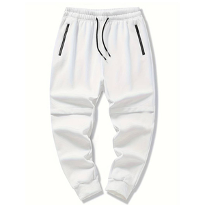 Pantalon de survêtement personnalisé pour homme, en molleton de coton respirant, coupe ample, pour le sport et le fitness en extérieur, grandes tailles - Product Image 1