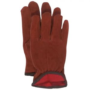 Gants en cuir de vachette pleine fleur de haute qualité, antistatiques, antidérapants, durables, avec poignet réglable, 11 oz, épais, robustes, pour conducteur - Product Image 1