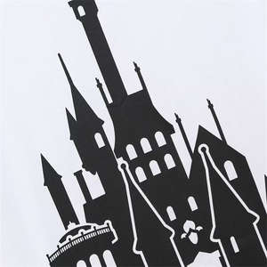 Camisetas de algodón personalizadas de 180gsm para mujer, cuello redondo transpirable de alta calidad, diseño multicolor, bordado gráfico informal para el verano - Product Image 6