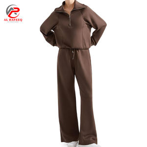 Chándal de dos piezas para mujer, sudadera de manga larga con cremallera, pantalones largos, conjuntos de chándal para correr - Product Image 5