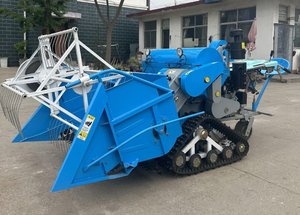 Moissonneuse-batteuse pour blé, riz et maïs, motorisée, petite moissonneuse de céréales, prix abordable, garantie d'un an - Product Image 3