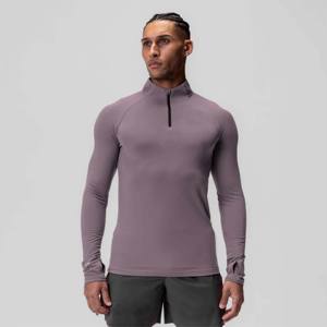 Men Fitness Quarter Zip Jacket-Ropa deportiva cómoda y elegante para deportes, entrenamiento y uso diario - Product Image 1