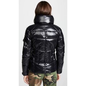 Veste matelassée courte réversible à capuche pour femme, saison hivernale, vente en gros, design personnalisé, polaire, bulle unisexe, respirante - Product Image 2