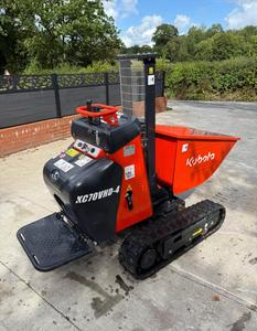 Livraison gratuite, certifié CE EPA, mini-dumper sur chenilles Kubota KC7OVHD-4, mini-transporteur sur chenilles, mini-dumper hydraulique à basculement - Product Image 2