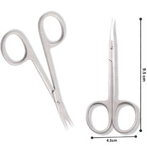 Tijeras Profesionales para Cutículas de Acero Puro, Diseño Curvo, para Manicura y Cuidado de Uñas, Proveedor Mayorista OEM de Productos de Belleza - Product Image 2