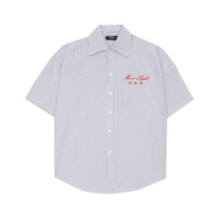 Camisa Oxford de Manga Corta con Botones, Estilo Urbano, Personalizada con Impresión y Bordado 3D, Transpirable, Unisex, de Alta Calidad, OEM ODM
