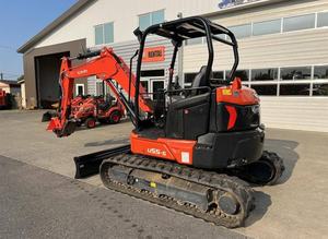 Mini-excavatrice certifiée CE U55-5 de 5 tonnes, compacte, à rotation zéro, hydraulique, pour travaux de construction et aménagement paysager - Product Image 2