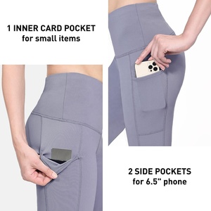 Leggings de Yoga de Alta Calidad para Mujer, Logotipo Personalizado, Ropa Deportiva para Gimnasio, Material de Poliéster y Elastano, Cordón Ajustable para Actividades al Aire Libre - Product Image 2