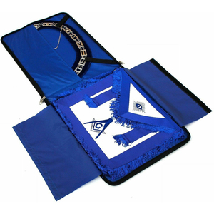 Masonic Regalia Set Blue Lodge Master Mason Delantal y herramientas de trabajo Cadena de cuello - Product Image 4