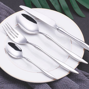 Juego de cubiertos de metal para comedor de lujo, cubiertos de acero inoxidable con mango Chapado en Color dorado, gran oferta, juego de calidad Premium - Product Image 5