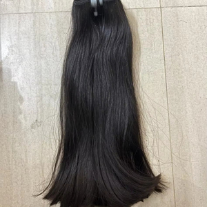 Cheveux indiens bruts directement de l'Inde Extensions de cheveux raides bouclés ondulés naturels Mèches de cheveux humains vierges Remy non traités - Product Image 1