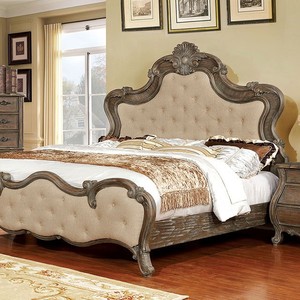 Classic Style Carving <b>Bed</b> <b>Frames</b> Made of Mahogany Wood for Bedroom Furniture and Hotel Furniture - Product Image 2