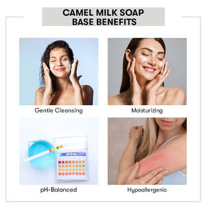 Handmade Camel Milk Soap Bar Solid Antiseptic Whitening <b>Bath</b>/Toilet Soap Freshness Fragrance <b>Portable</b> Nature-Inspired - Product Image 3