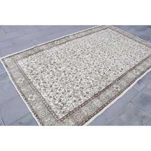 พรมวินเทจตุรกี ขนาด 5.6x9.1 ฟุต สีน้ำตาลไล่เฉด - Product Image 3