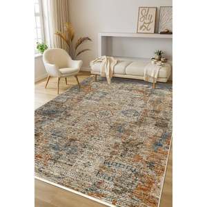 Tapis d'intérieur vintage Netline Home Lavinia LA002, design multicolore pour la décoration intérieure - Product Image 2