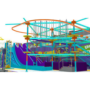 Bettaplay 1460 SQM Glissade colorée fantaisie tendance pour enfants, parc de trampolines, parc de trampolines intérieur, zone de jeu interactive haute énergie - Product Image 3