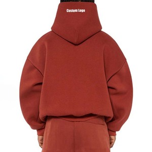 เสื้อฮู้ดแบบสวมหัวของผู้ชาย2025ผ้าฝ้าย100% หนาพิมพ์โลโก้แบบพรีเมี่ยมสำหรับฤดูหนาว - Product Image 2