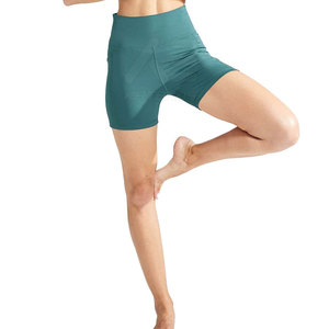 Shorts de yoga pour femmes KATBROS INDUSTRY, design personnalisé, best-seller, résistants, respirants, en Spandex/Polyester, taille élastique mi-haute - Product Image 4