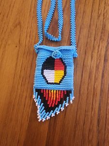 Perles de verre lampwork brodées à la main, style ethnique personnalisé, design unique, sac de téléphone, artisanat Nova Star - Product Image 4