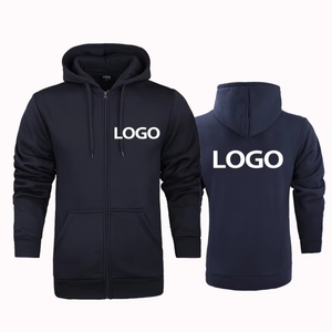 Sudaderas con cremallera impresas personalizadas para hombres y mujeres primavera otoño suelta Casual manga larga pulóver sudaderas moda ropa deportiva sólida - Product Image 3