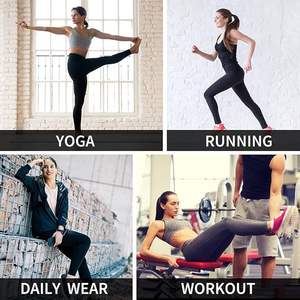 Mallas de yoga sin costuras de cintura alta para mujer, superventas, para entrenamiento en el gimnasio y correr, venta directa de fábrica a bajo MOQ - Product Image 6