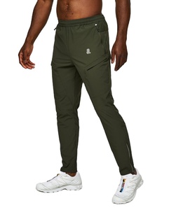 Men's Safari Style Running <b>Trouser</b> 100% Cotton Eco-Friendly Quick Dry Windproof Anti-Wrinkle Lightweight <b>Drawstring</b> Closure - Product Image 1