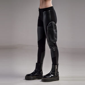 Pantalons d'hiver en PU évasés pour femmes, prix bas, haute qualité, tendance 2025, anti-rides, sportifs, longueur totale - Product Image 6