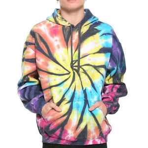 Sweat-shirts unisexes tie-dye de haute qualité, couleur unie, design optimal, séchage rapide, basiques, en coton mélangé, pour homme - Product Image 1