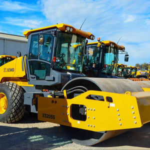 Rouleau vibratoire lisse à tambour unique XS205S, 4 tonnes à 20 tonnes, fabrication ABG avec moteur Changchai, pompe hydraulique Huade, composants d'engrenage - Product Image 1