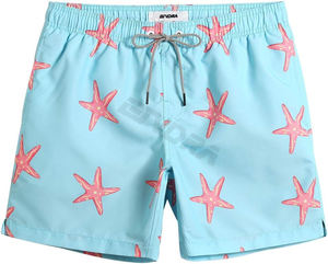 Short de bain slim pour homme de couleur unie Short de bain slim léger pour homme Short de bain slim pour homme avec poches latérales - Product Image 1