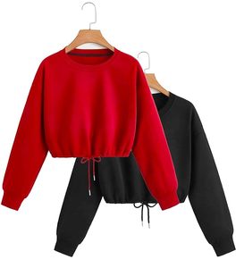 เสื้อสเวตเตอร์ผู้หญิงผ้าคอตตอนนิ่มกันรอยยับสำหรับฤดูหนาวระบายอากาศได้ดีซักไหล่แบบลำลอง - Product Image 1