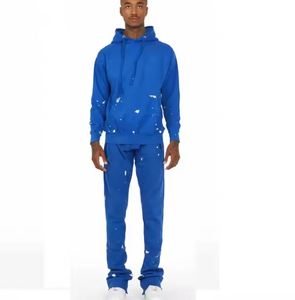 Vente en gros de survêtements personnalisés délavés à l'acide pour hommes à capuche à manches longues avec un design personnalisé et un style Hip Hop - Product Image 1