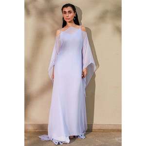 Vestido tipo tubo con cintura imperio de Adria en gasa - Product Image 6