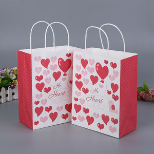 Gói Thực Phẩm Kích Thước Tùy Chỉnh 80-350gsm Túi Giấy Có Tay Cầm Túi Giấy Kraft Có In - Product Image 2