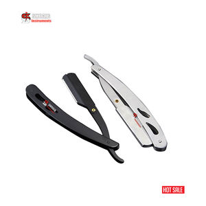 Rasoir de barbier à bord droit professionnel soins personnels et ménage Salon de nettoyage des cheveux hommes femmes rasage outil d'épilation - Product Image 2