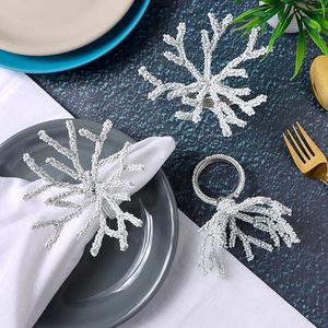 Anneaux de serviette super luxueux, décor de table exclusif pour fête de mariage, perles de verre uniques en forme vintage, perles de bois en alliage de fer, papillon - Product Image 6