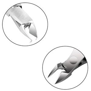 Pinzas para cutículas de primera calidad Acero inoxidable Mango dorado Manicura Nail Art Pinzas para cutículas - Product Image 6