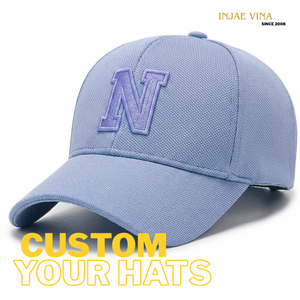 Casquette de baseball structurée à 6 panneaux, fabriquée au Vietnam, avec logo brodé personnalisé, en coton, pour l'extérieur, style sport, snapback, pour hommes - Product Image 1