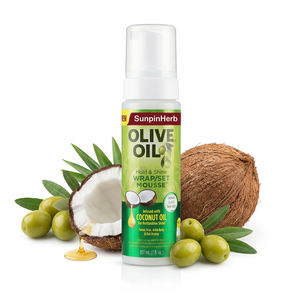 Espuma para Peinar y Fijar el Cabello con Aceite de Oliva y Aceite de Coco para Definir Rizos y Controlar el Frizz - Product Image 1