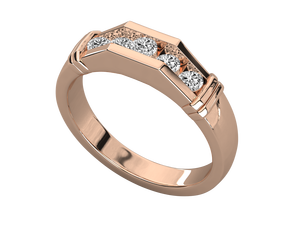 Bague de fiançailles pour femme avec diamants de laboratoire certifiés IGI, plaqué or 14 carats, taille ronde brillante, style classique pour mariage - Product Image 4