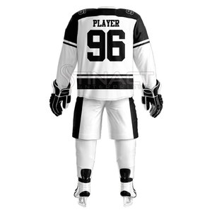 Uniforme de hockey sur glace 100% polyester, confortable, taille personnalisée, en stock - Product Image 5